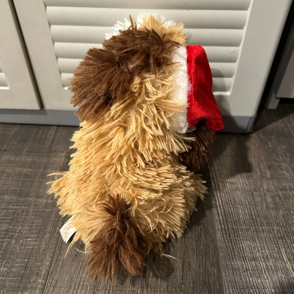 Dan Dee collectors choice Christmas shaggy dog 10 inch. Music plays - Picture 3 of 7